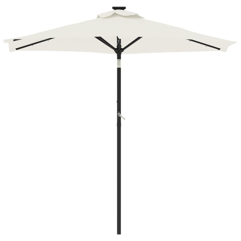 Beach Parasol, 212cm H x 225cm W x 225cm D, White