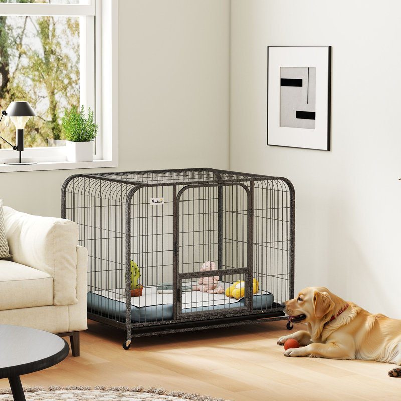 Portable Cat Cage, 85cm H x 72cm W x 109cm D