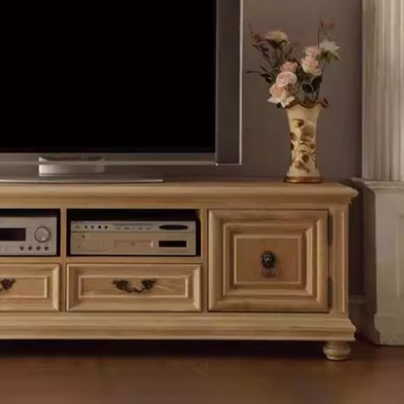 Meuble télé rustique en bois pour la campagne