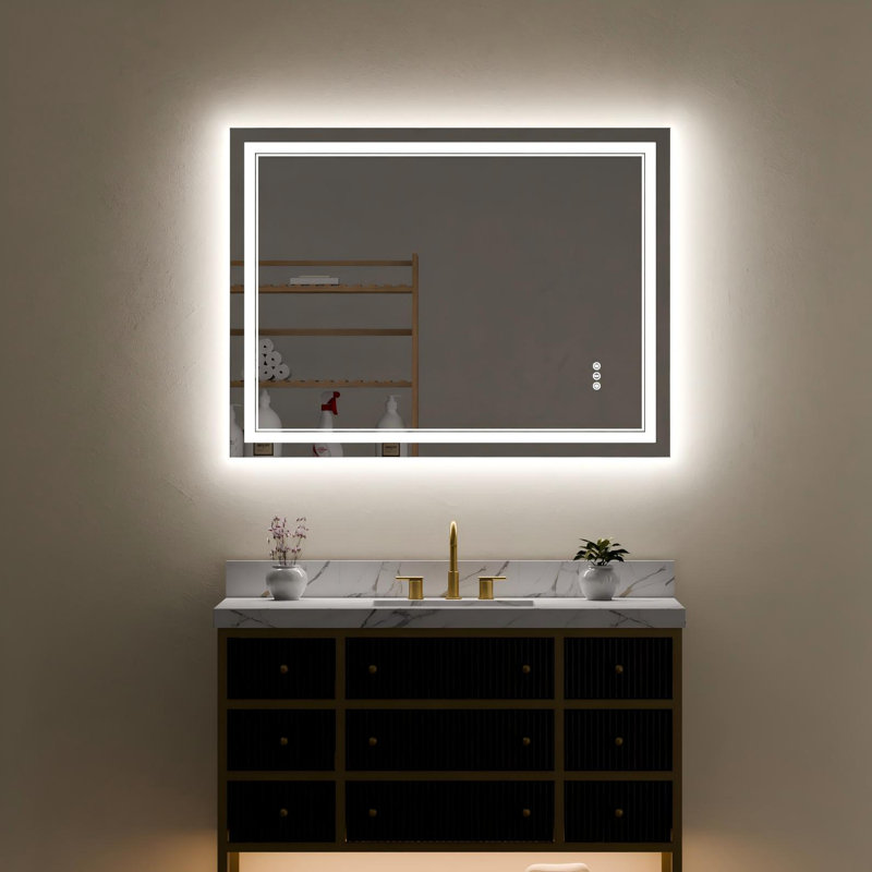 Ensemble de meuble-lavabo simple 48 po avec miroir mural