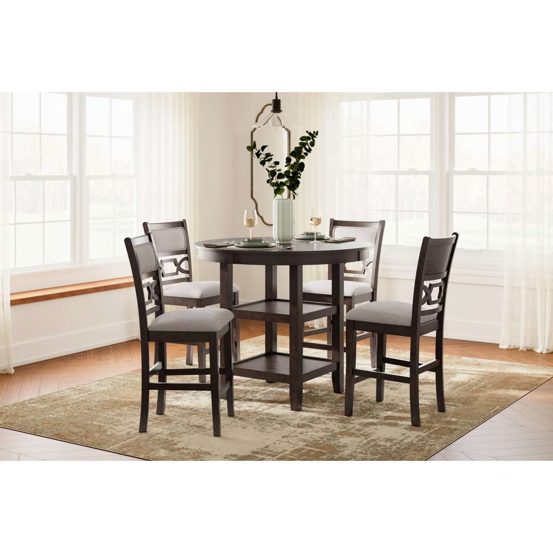 Leangelo 4 - Person Four Leg Dining Set (Set of 5) Wildon Home® Table Top 