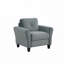 Fauteuil d'appoint en velours-822960067