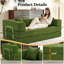 Canapé-lit pliable de 78 po, canapé-lit futon 4-en-1, canapé-lit convertible en mousse à mémoire de forme, canapé avec accoudoir de soutien pour le dossier du salon-281004361