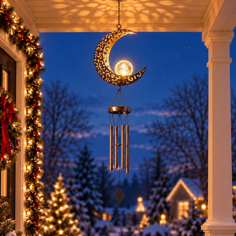 Éclairage solaire à 1 ampoule pour décorations de Noël Jaelynn