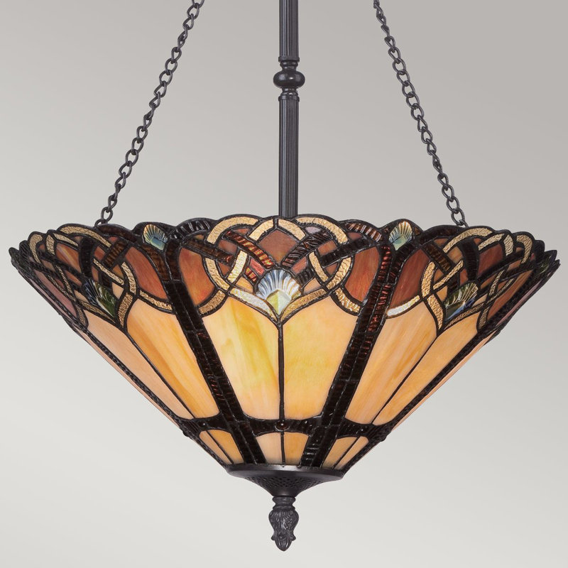 Rico 3 - Light Vintage Bronze Bowl Pendant
