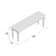 Banc en bois Berene