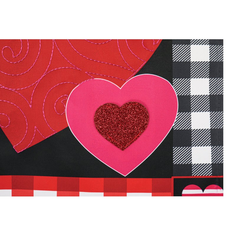 Drapeau de jardin à 2 côtés en polyester 18 x 12,5