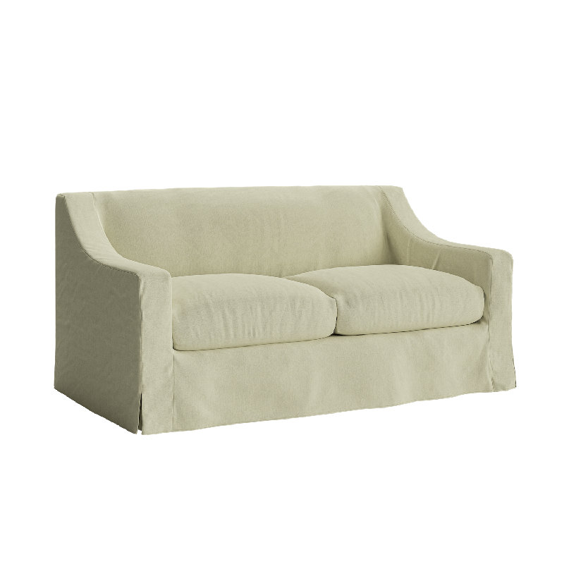 Evergreen Loveseat, Natural Hemp Blend