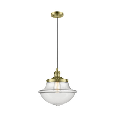 Luminaire suspendu simple à 1 lumière Blown