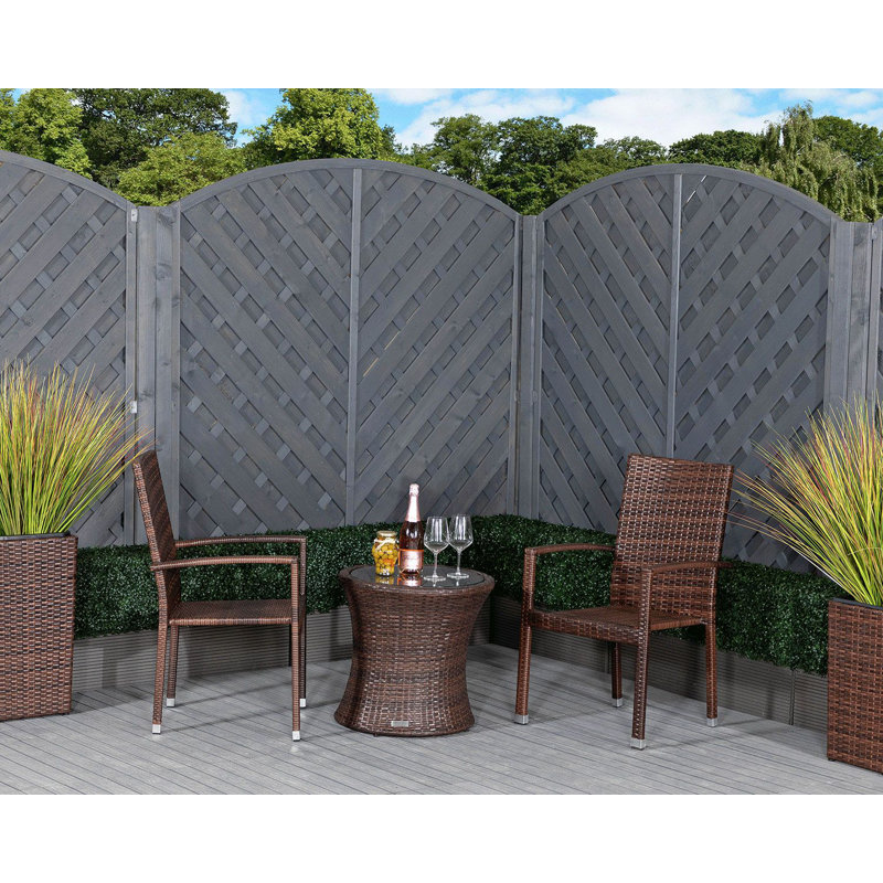 Epperson 2 Seater Rattan Conversation Set