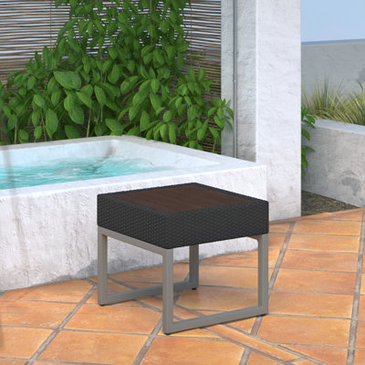 Sameko Square Outdoor Side Table , 20 " W 20 " D