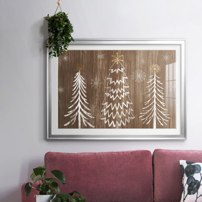 Barnwood Wonderland Collection, reproduction d'art encadrée