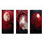 Ensemble de salon 3 pièces Red Moon Ruby Radiance - Moon Wall Art-1904074130-1904074140