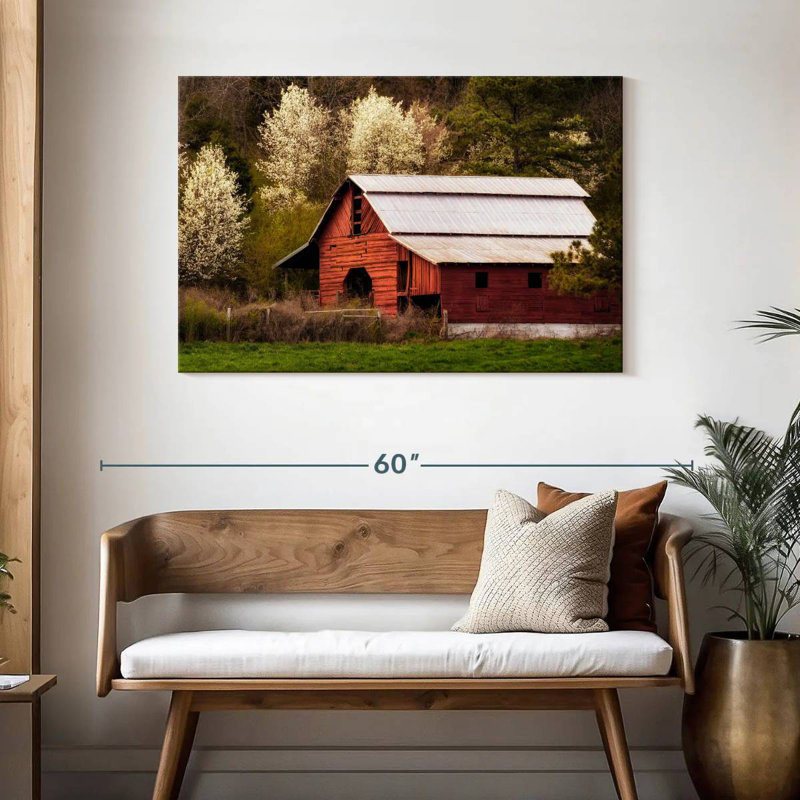 Lilie Skylight Red Barn, H 30 po x l 45 po