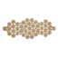 Flores Wheat Straw Table Runner