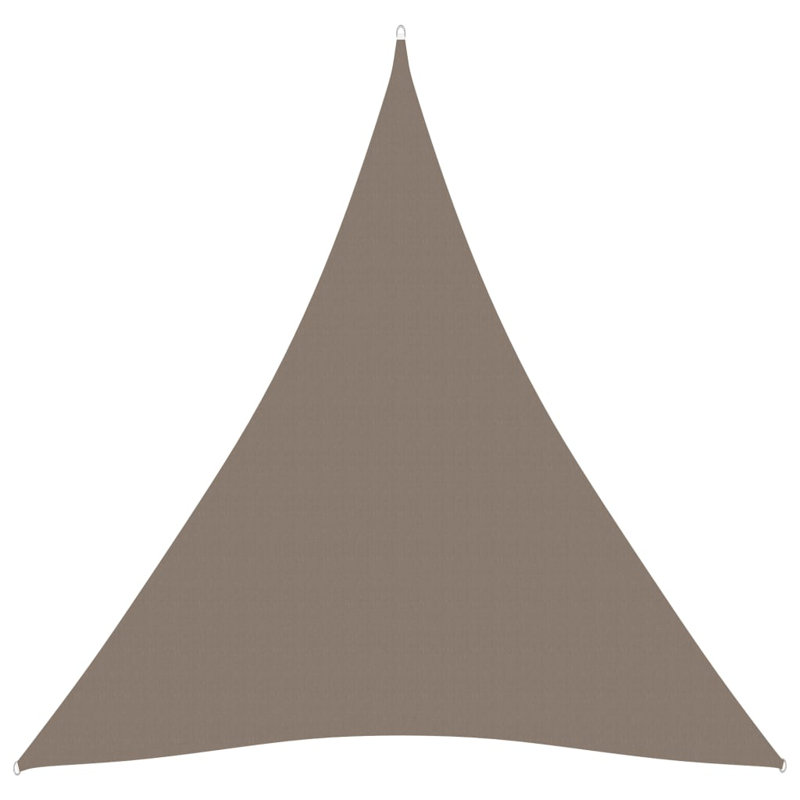 Adsett 4.5m x 4.5m x 4.5m Triangular Shade Sail, Taupe