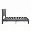 Lit plateforme tapissier