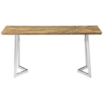 Isma 150cm Solid Wood Top Console Table
