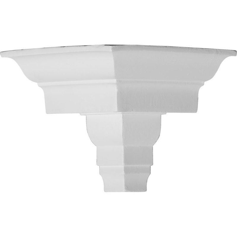 Moulure de coin extérieur Endurathane (correspond à la moulure MLD05X05X07FE), P 5 po x H 5 po, apprêtée en usine