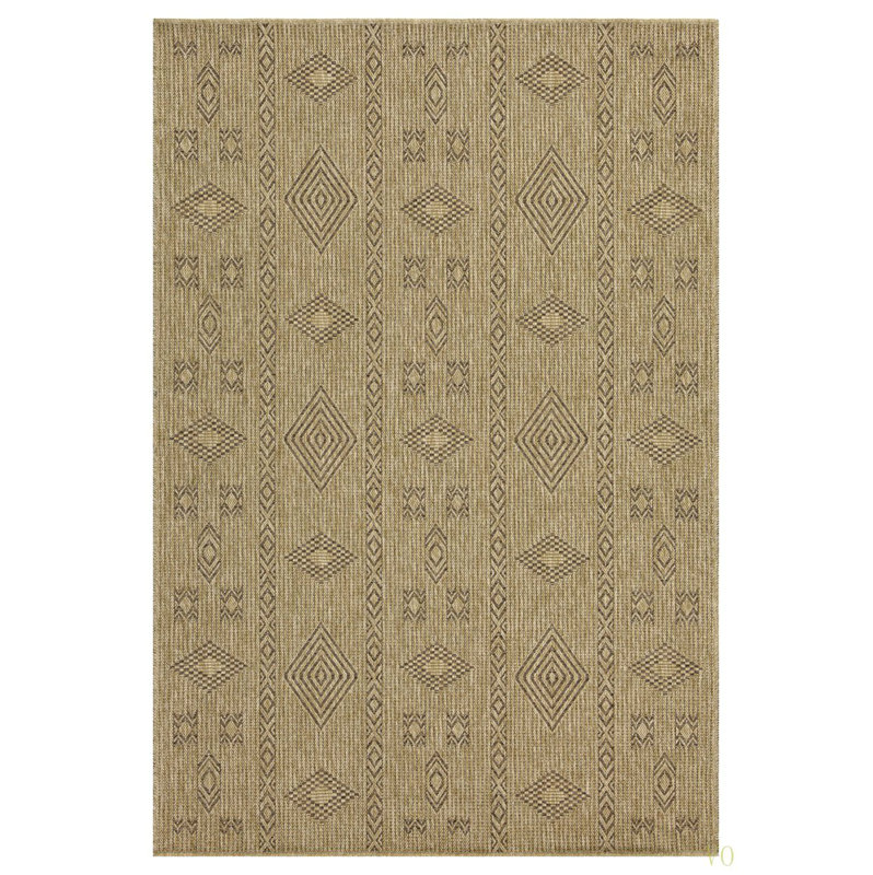 Terre 10 po X 10 pi 3 po Tapis intérieur / extérieur, Rectangle 7 pi 10 po x 10 pi 3 po