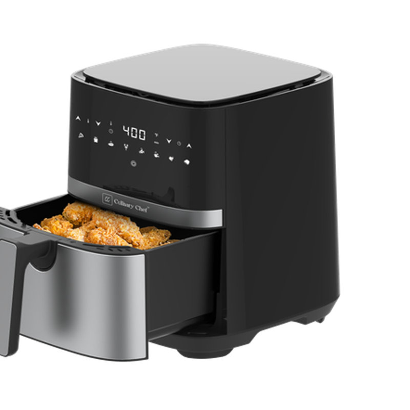 Culinary Chef 5.8-Quart Stainless Steel Digital Air Fryer