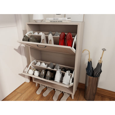 2-Tier Shoe Rack For Entryway - A Stable, Spacious And Easy - Access Shoe Storage Organizer To Hold Up To 12 Pairs