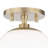Luna Glass Semi Flush Mount-658249348