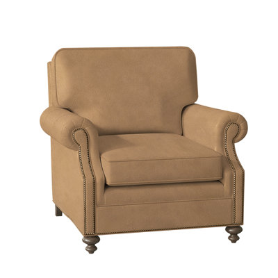 Fauteuil club en cuir véritable de West Haven