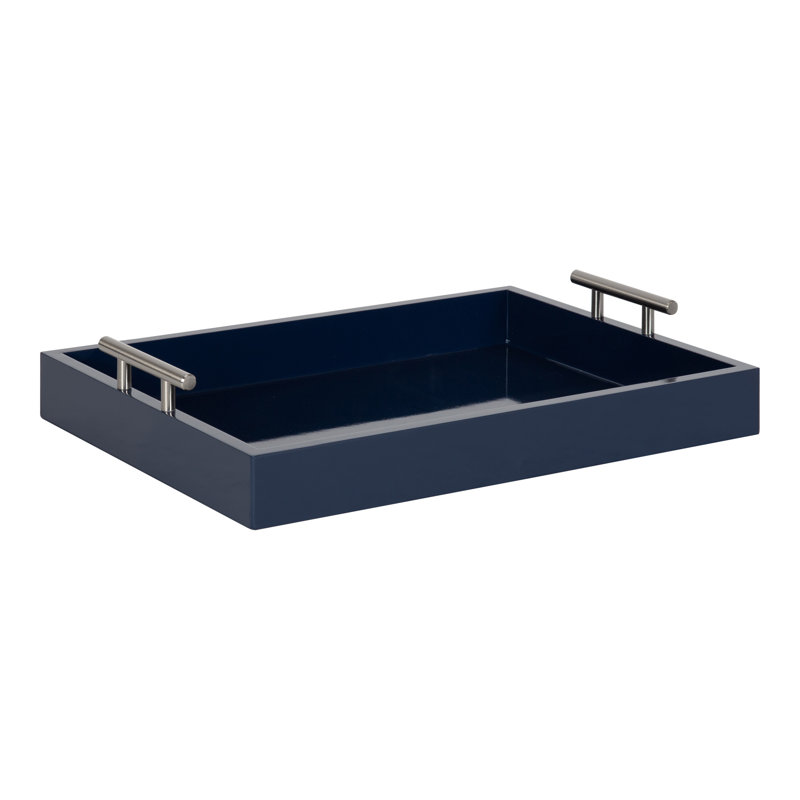 Plateau Norvan Hepner, Bleu marin / Argent