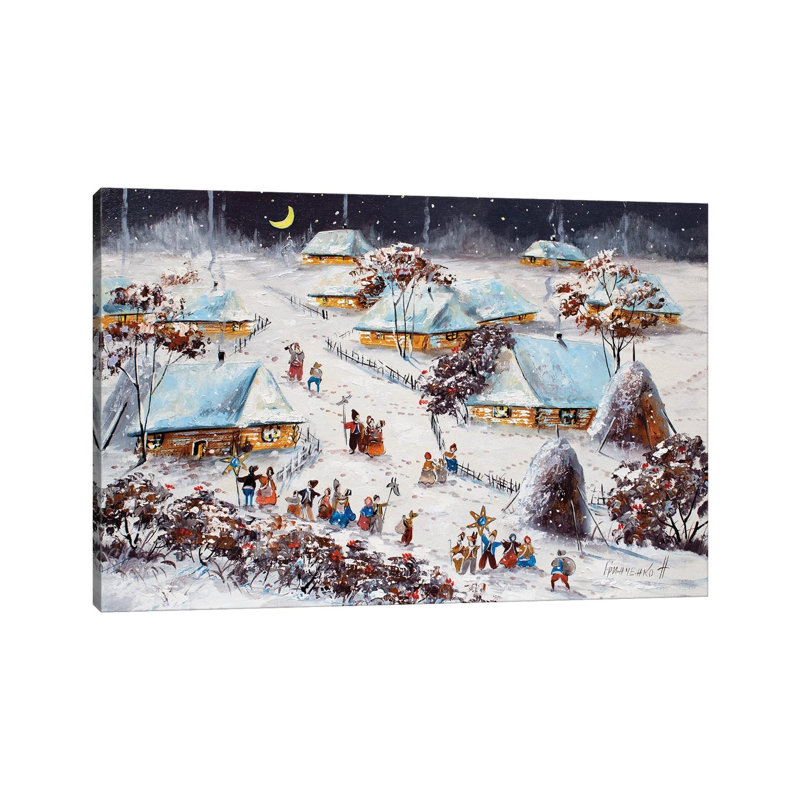 Winter Traditions by Natalia Grinchenko - Wrapped Canvas Gallery-Wrapped Canvas Giclée, 66.04 cm H x 45.72 cm W x 1.91 cm D