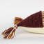 Coussin lombaire brun et beige