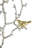17X5.5X22" Metal Branch Wall Sculptures With Bird Accents, Set Of 2