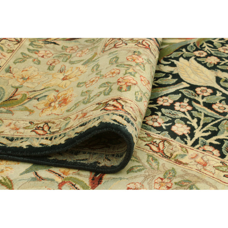 Tapis noir pak-persan Claud