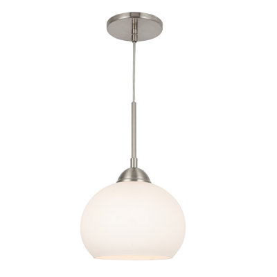 Luminaire suspendu pour dôme simple 1 lumières Glasser