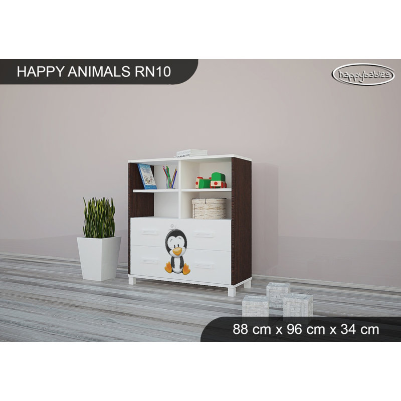 88cm W Kids Cube, Chestnut