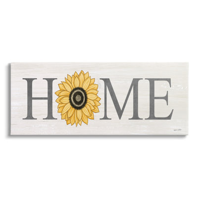 «Home Home Sunflower Blossom» par Annie Lapoint - impression