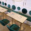 Banc de bar en tissu de polyester