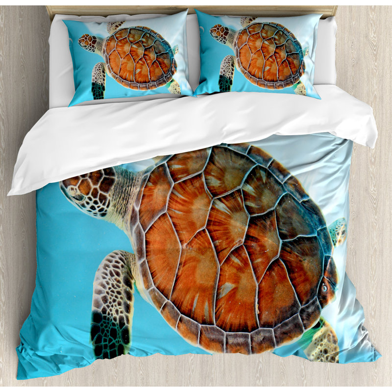 Coastal Polyester Duvet Cover, Queen