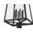Rainer 6 Light Outdoor Post Mounted Fixture in Black