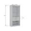 Mulberry 36" Wardrobe Closet In White-120476754