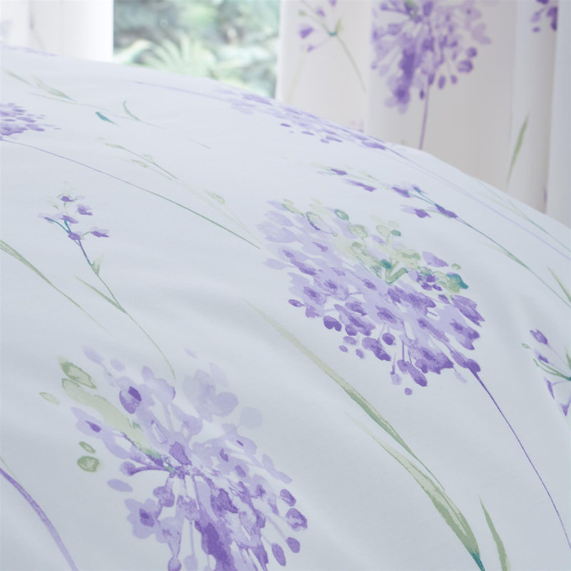 Lollie Polyester Floral Duvet Cover Set with Pillowcases, Kingsize Duvet Cover + 2 Standard Pillowcase
