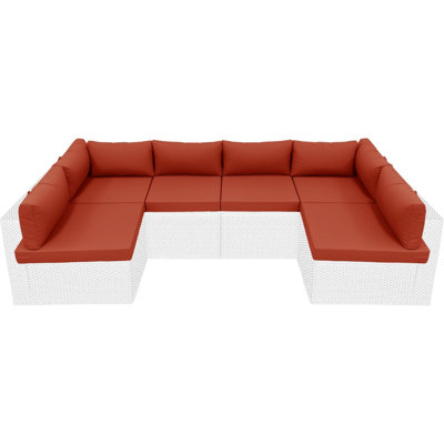 14 Piece Set Of Outdoor Replacement Cushions, For Patio Furniture, Waterproof, Stain Resistant, Fade Resistant, Heat Pressing TPU, Outdoor Olefin Fabr