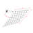 1-Spray Patterns With 2.5 GPM 8 In. Wall Mount Fixed Shower Head In White