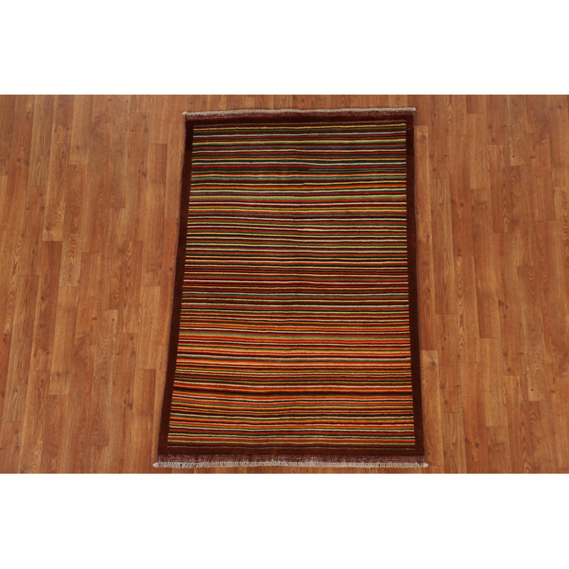 Tapis rayé Gabbeh 3 x 5