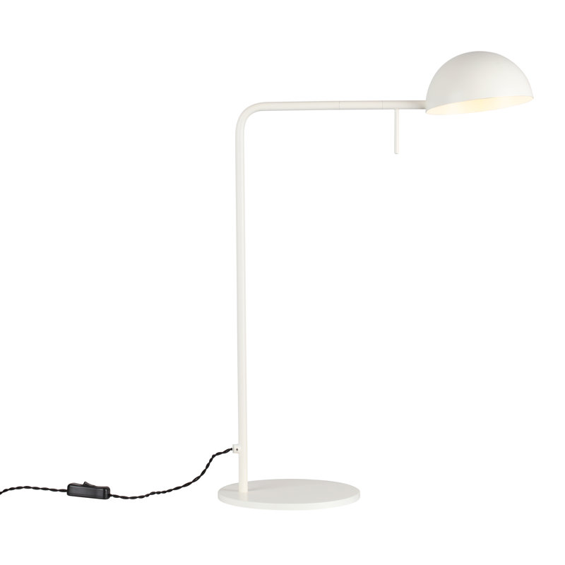 Lampe de bureau 24,5 po Bowie Fortner, Blanc