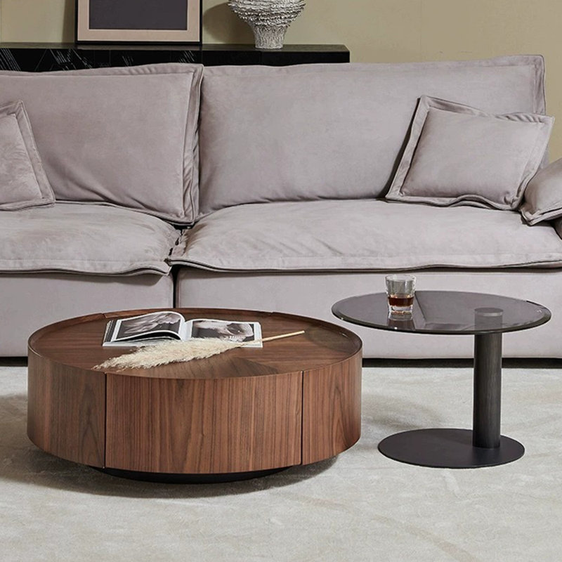 Ensemble de tables basses luxueuses de style italien, H 12,6 po x l 31,5 po x P 31,5 po