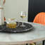 7 Pieces Icaro Round 60" Dining Set Beige Chair-1011153078-1057652947