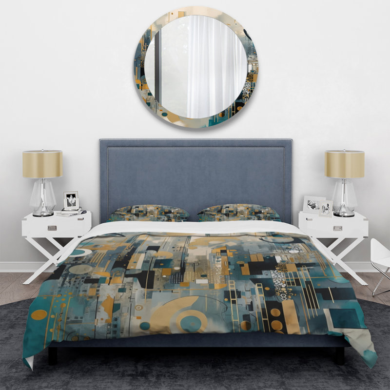 Ensemble de housse de couette en microfibre / polyester Transcendant Reality V Bedding