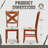 Solid Wood Upholstered Dining Chairs With Non-slip Feet, Side Chairs For Dining Table-103675765