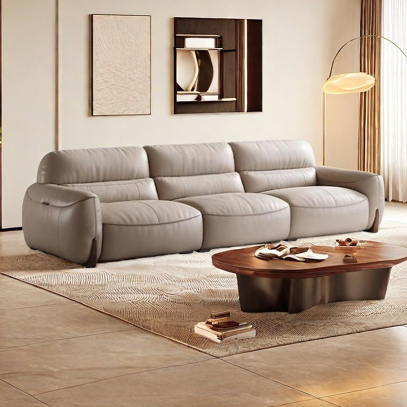 Canapé minimaliste italien, H 32,67 po x l 110,23 po x P 41 po, 4